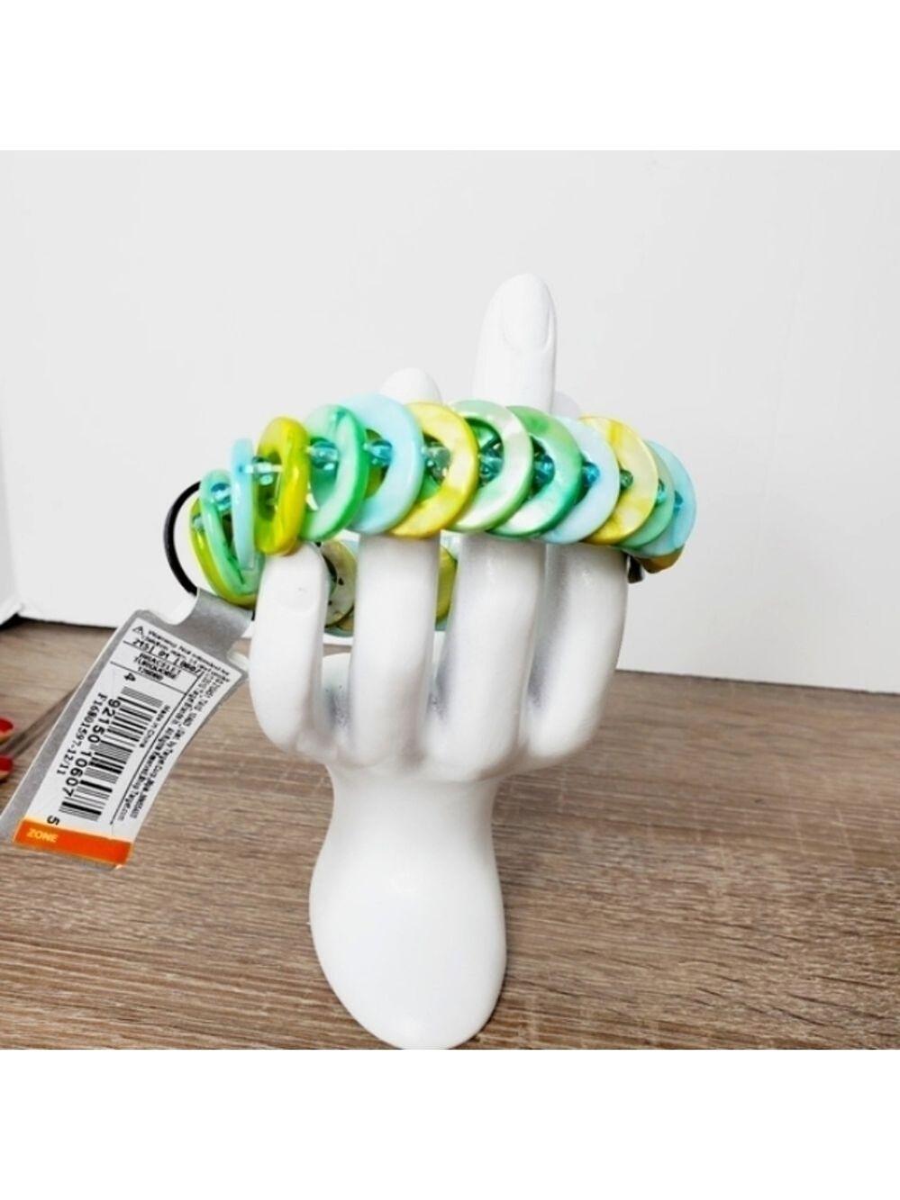 TARGET AQUA‎ BLUE STRETCHY BRACELET TURQUOISE NEW